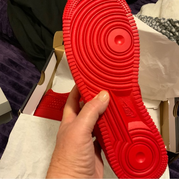 Red Sneakers with Heart Charm - Picture 4 of 4